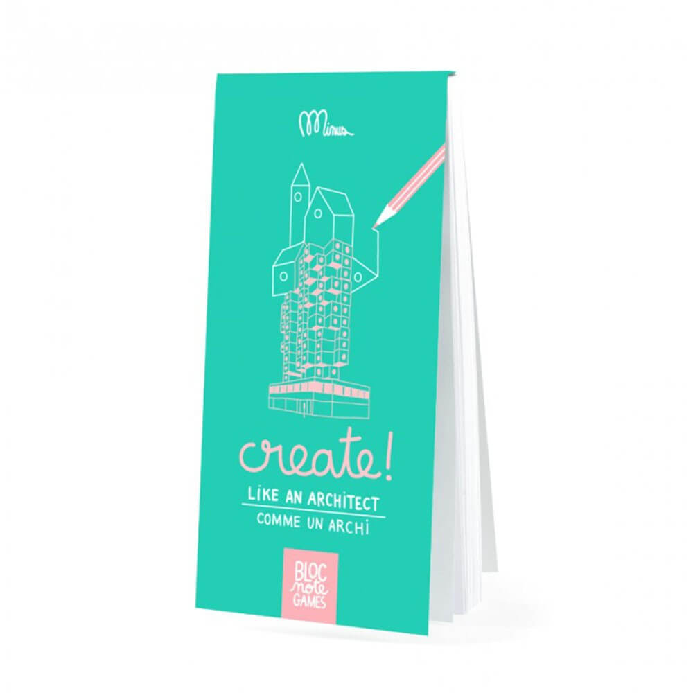 Bloc-Note Dessin "Architecte" - Carnet de Notes Original Minus