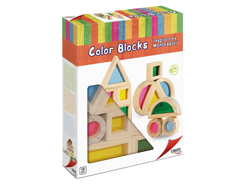 Blocs colorés beige