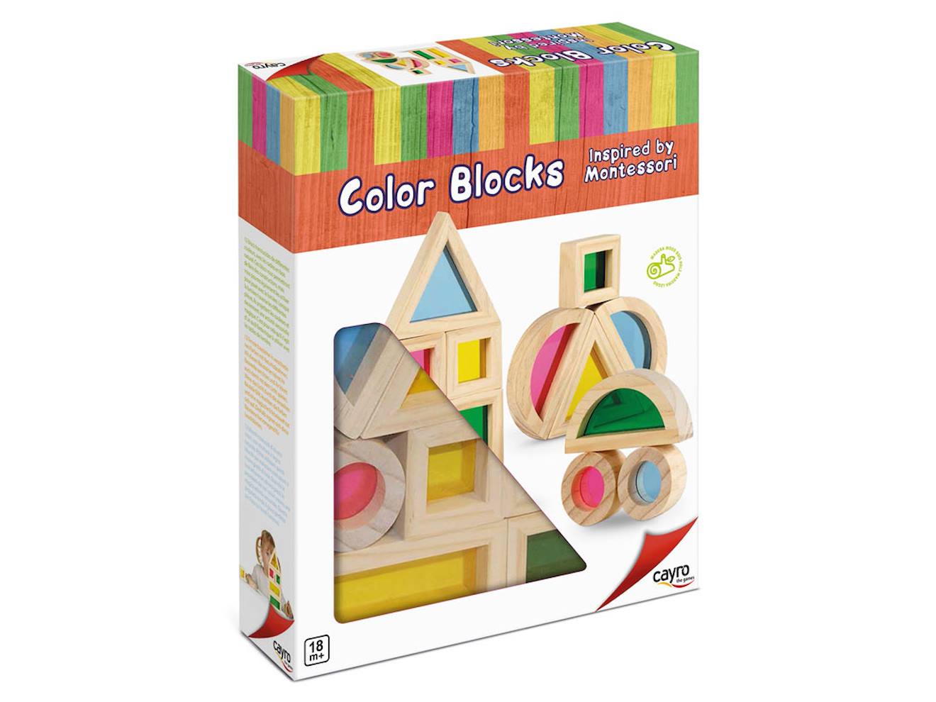 Blocs colorés beige