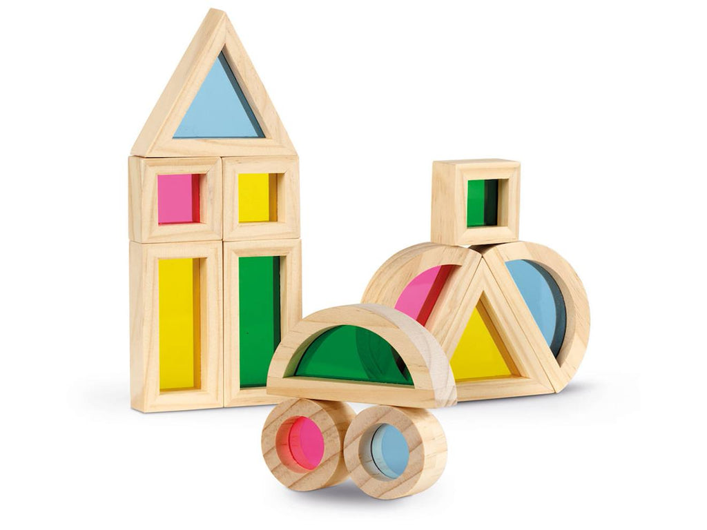Blocs colorés beige