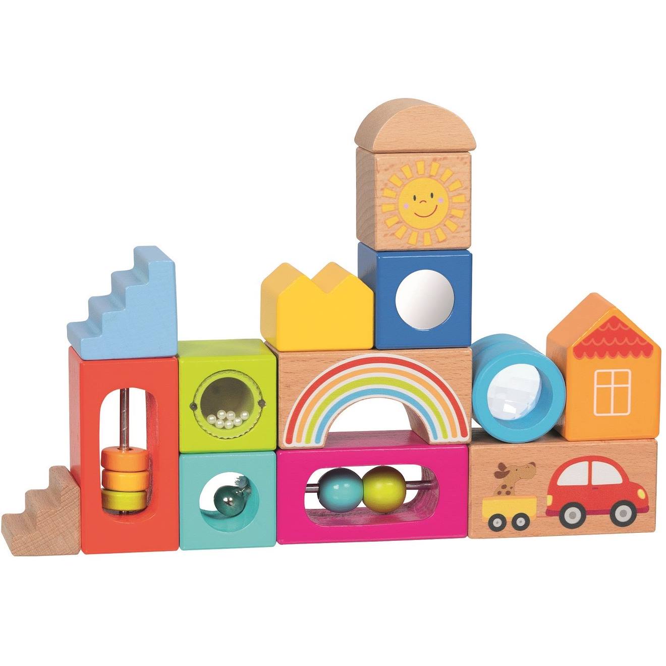 Blocs d'exploration beige