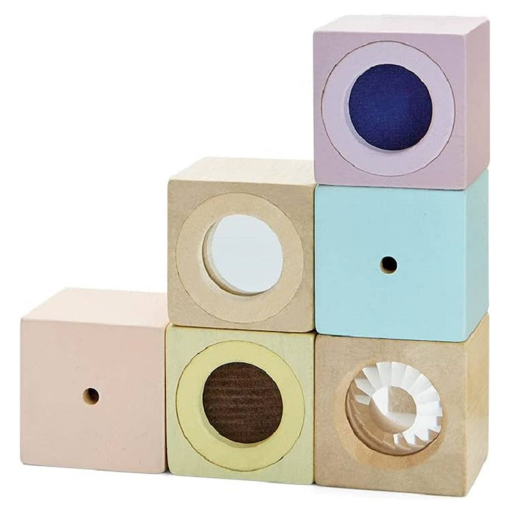 Blocs sensoriels pastel beige