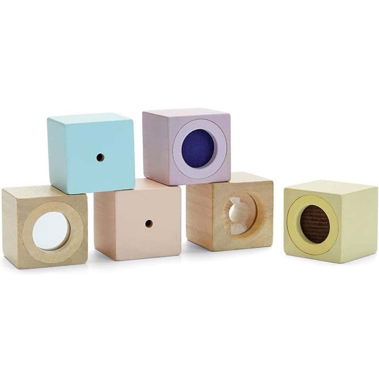 Blocs sensoriels pastel beige
