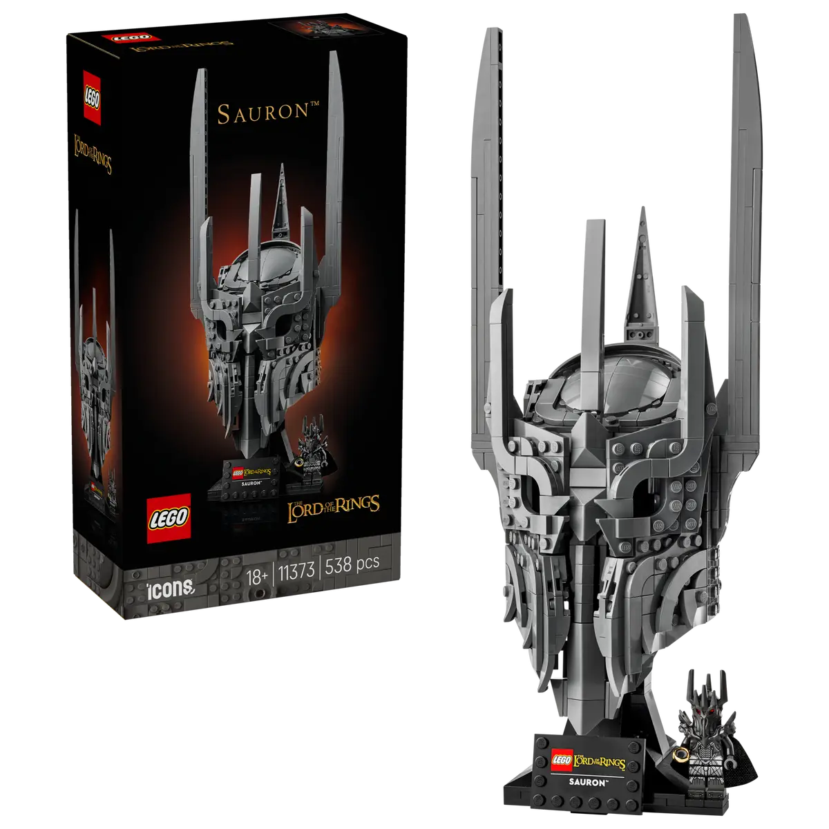 LEGO Icons Le Seigneur des Anneaux : le Casque de Sauron 11373 – Set Collector 18+ Lego