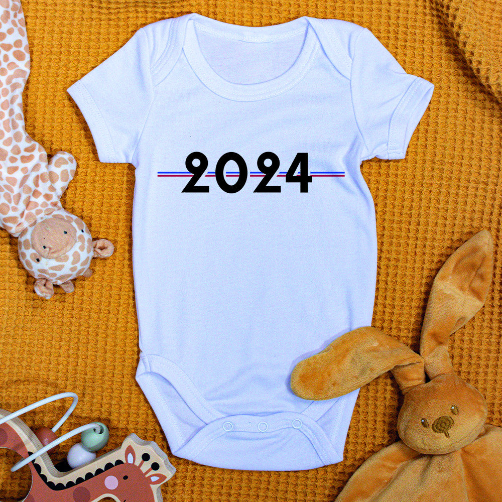 Body Bébé Année de Naissance à Personnaliser 6-12 Mois - Accessoires Bébé Personnalisés