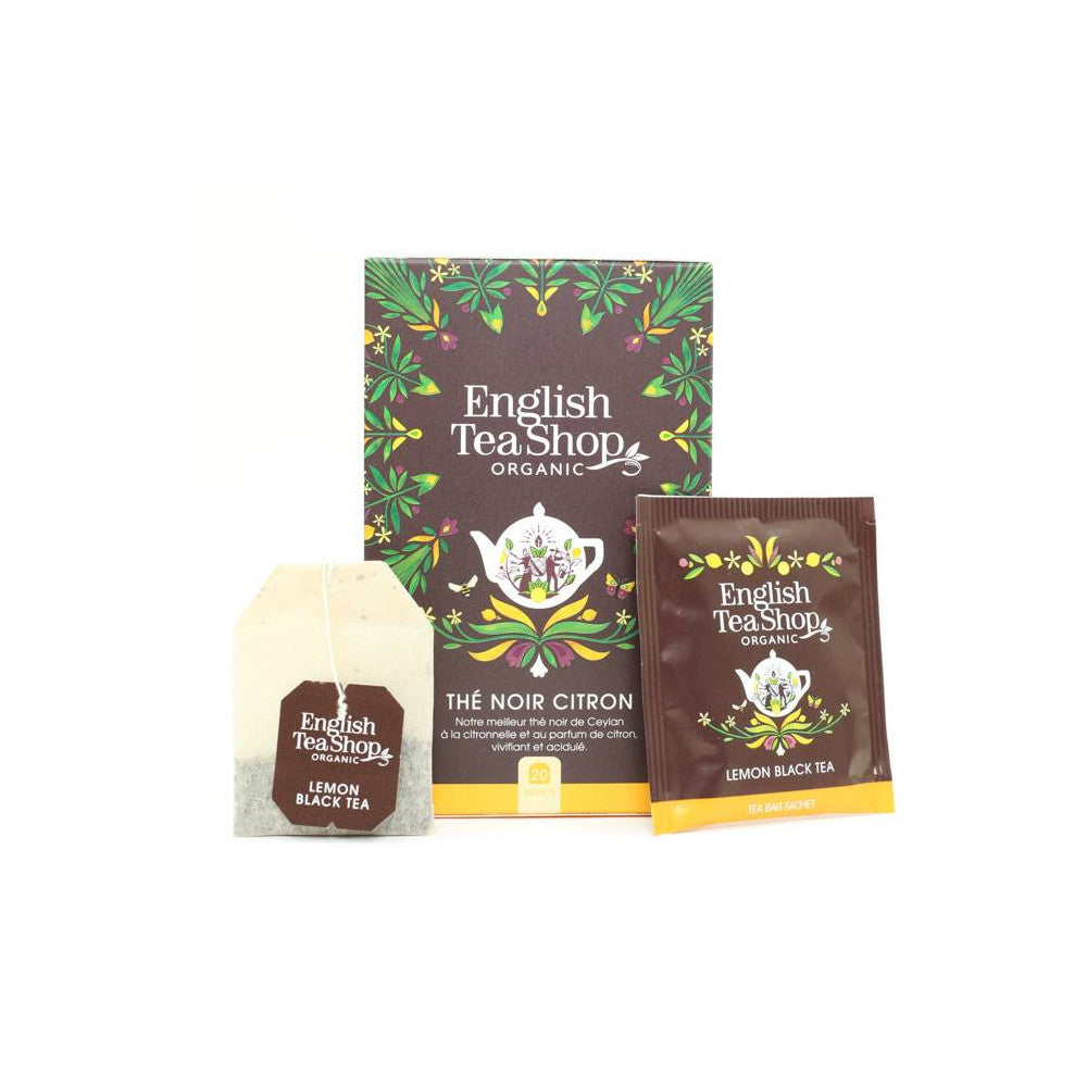 Boîte 20 Sachets Thé Noir Citron - Ustensiles de Cuisine