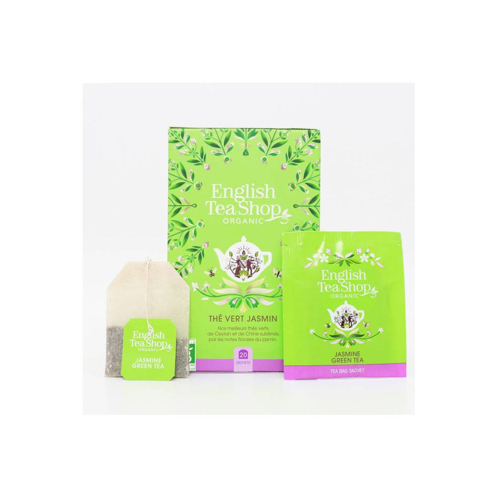 Boîte 20 Sachets Thé Vert Jasmin - Ustensiles de Cuisine