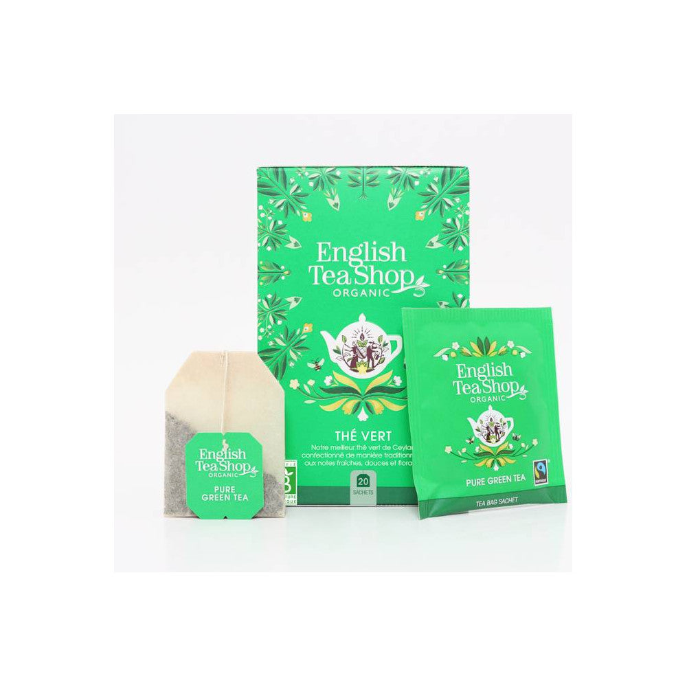 Boîte 20 Sachets Thé Vert - Ustensiles de Cuisine