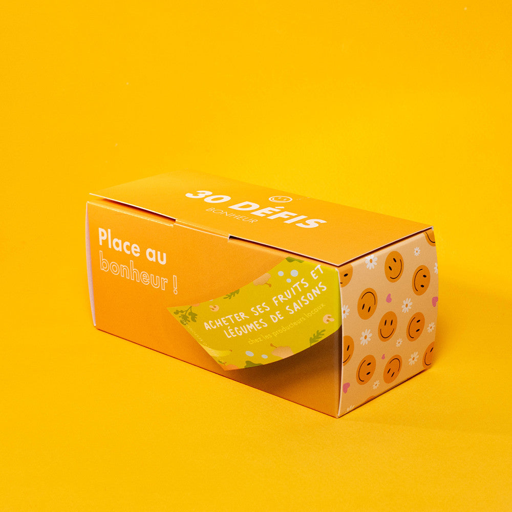 Boîte 30 Défis Bonheur - Jeu de Défis
