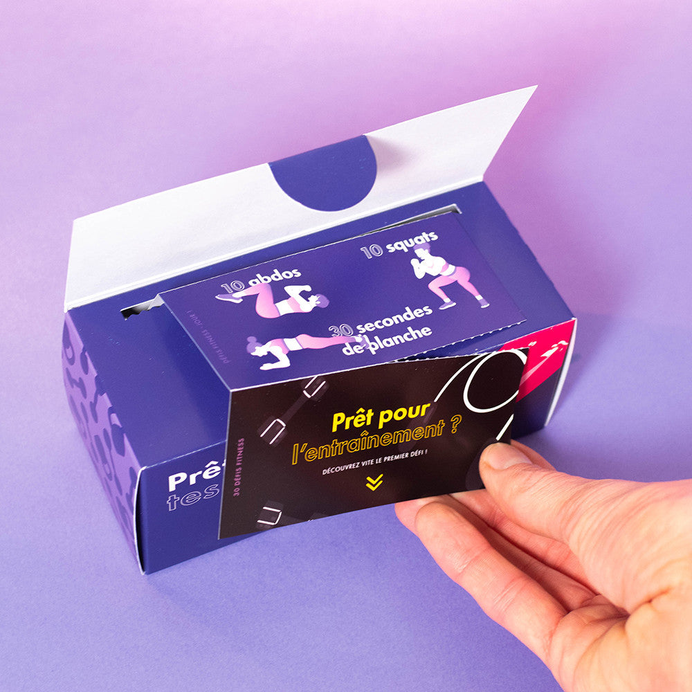 Boîte 30 Défis Fitness - Jeu de Défis
