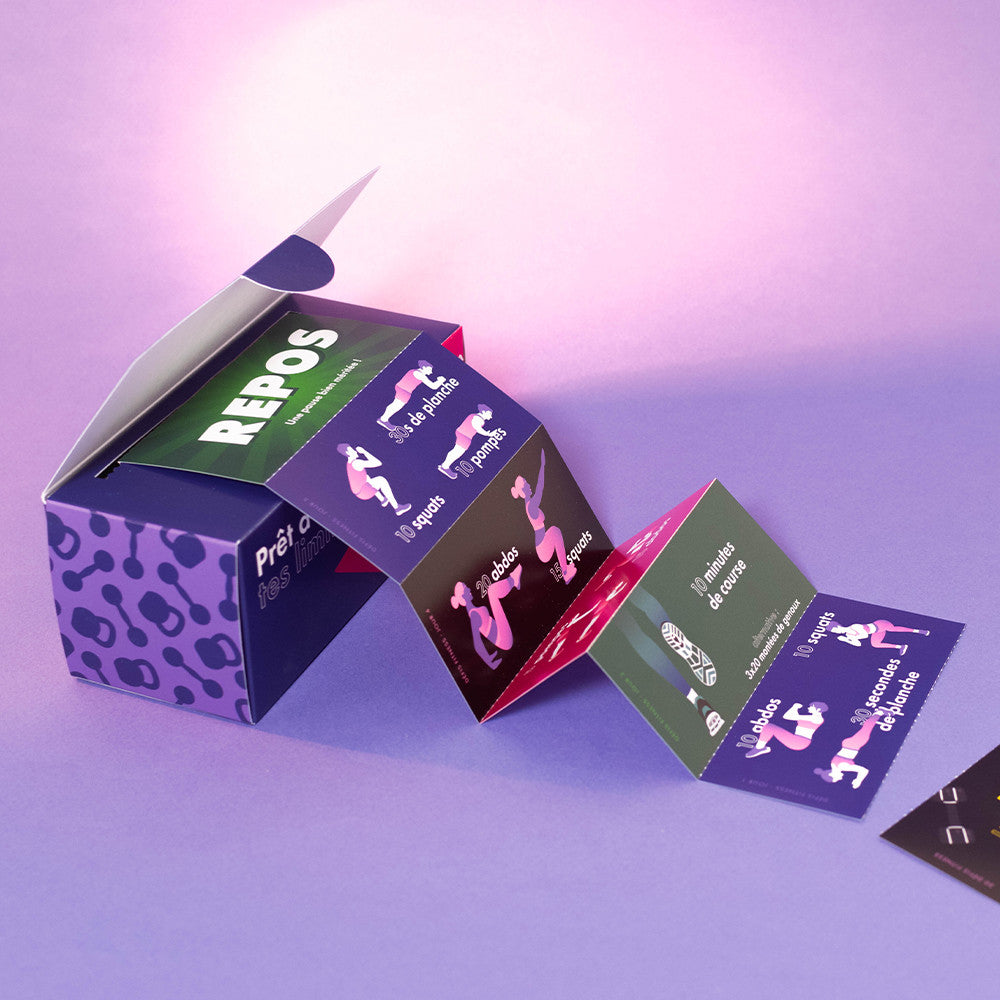Boîte 30 Défis Fitness - Jeu de Défis