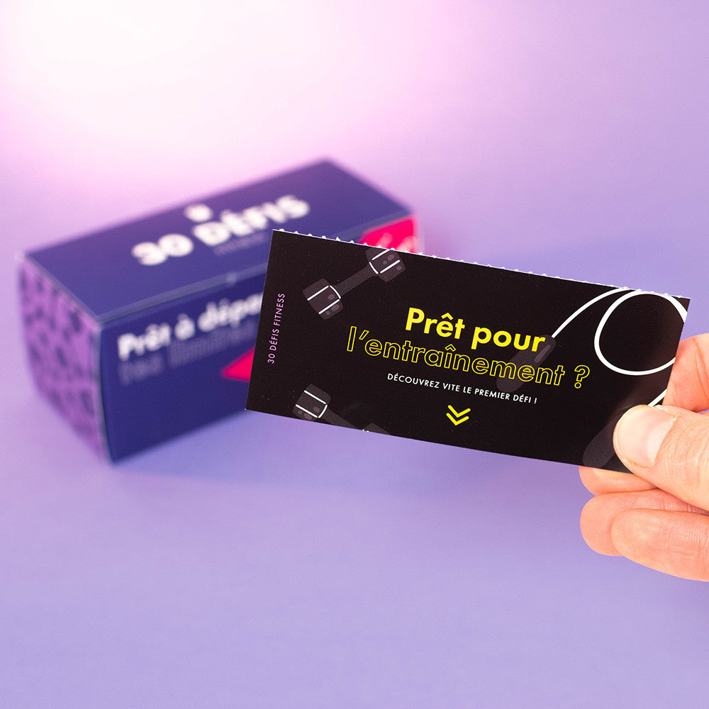 Boîte 30 Défis Fitness - Jeu de Défis