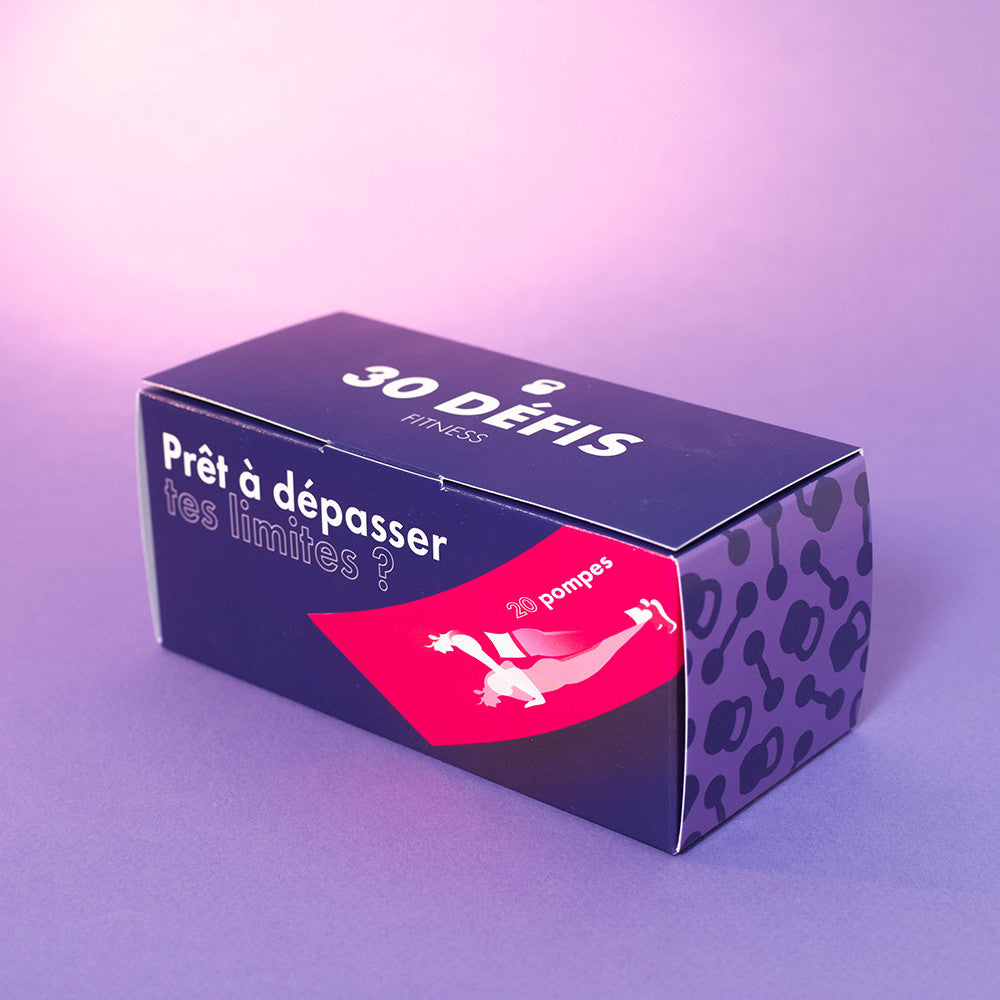 Boîte 30 Défis Fitness - Jeu de Défis