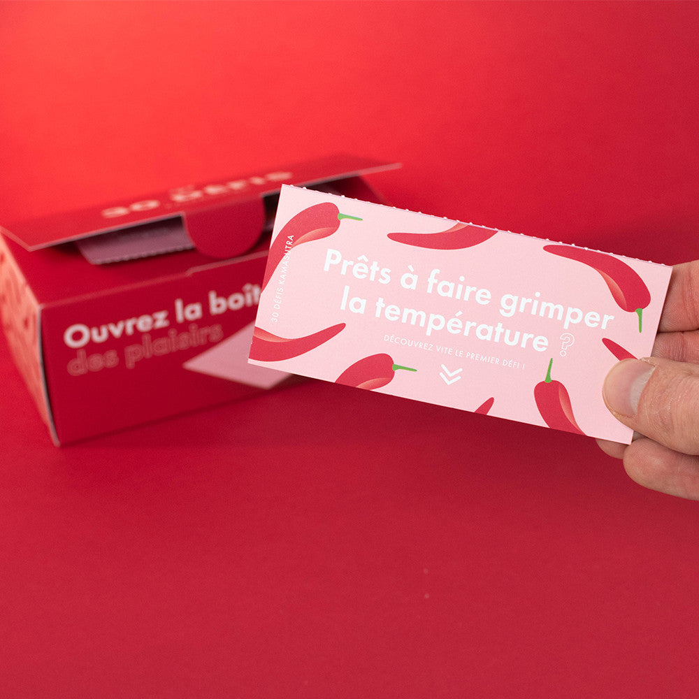 Boîte 30 Défis Kamasutra - Jeux de Couple