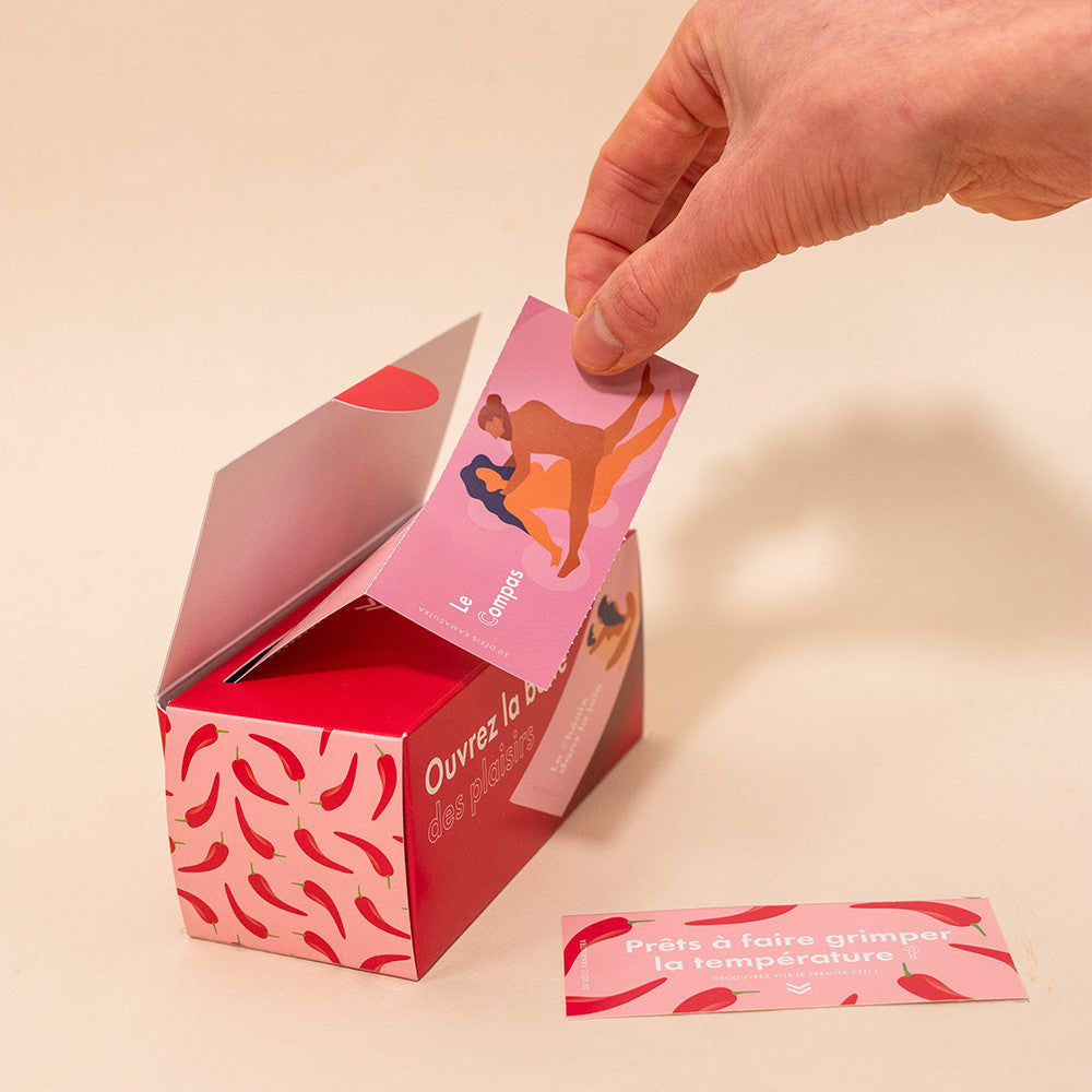 Boîte 30 Défis Kamasutra - Jeux de Couple