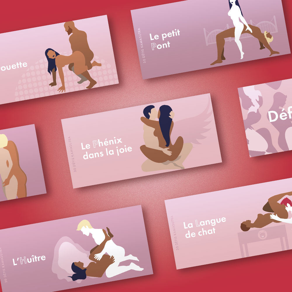 Boîte 30 Défis Kamasutra - Jeux de Couple