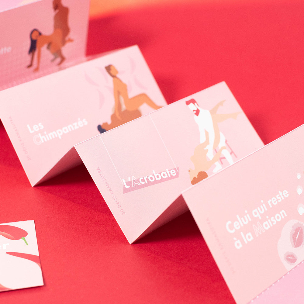 Boîte 30 Défis Kamasutra - Jeux de Couple