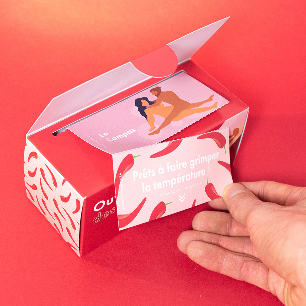 Boîte 30 Défis Kamasutra - Jeux de Couple