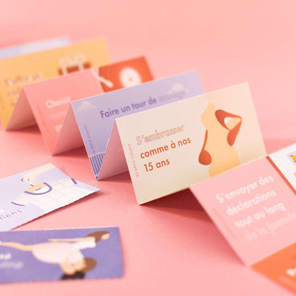 Boîte 30 Défis à Faire en Couple - Jeux de Couple