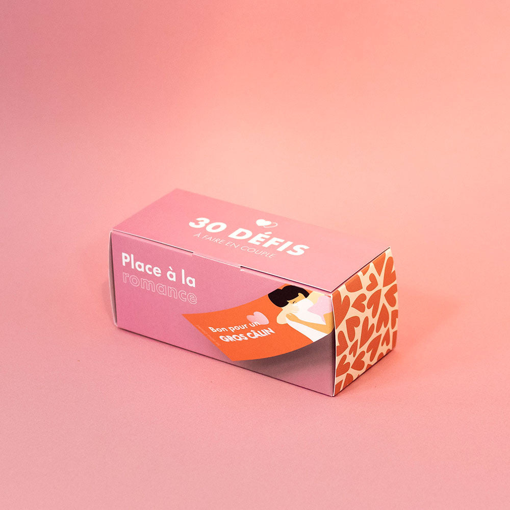Boîte 30 Défis à Faire en Couple - Jeux de Couple