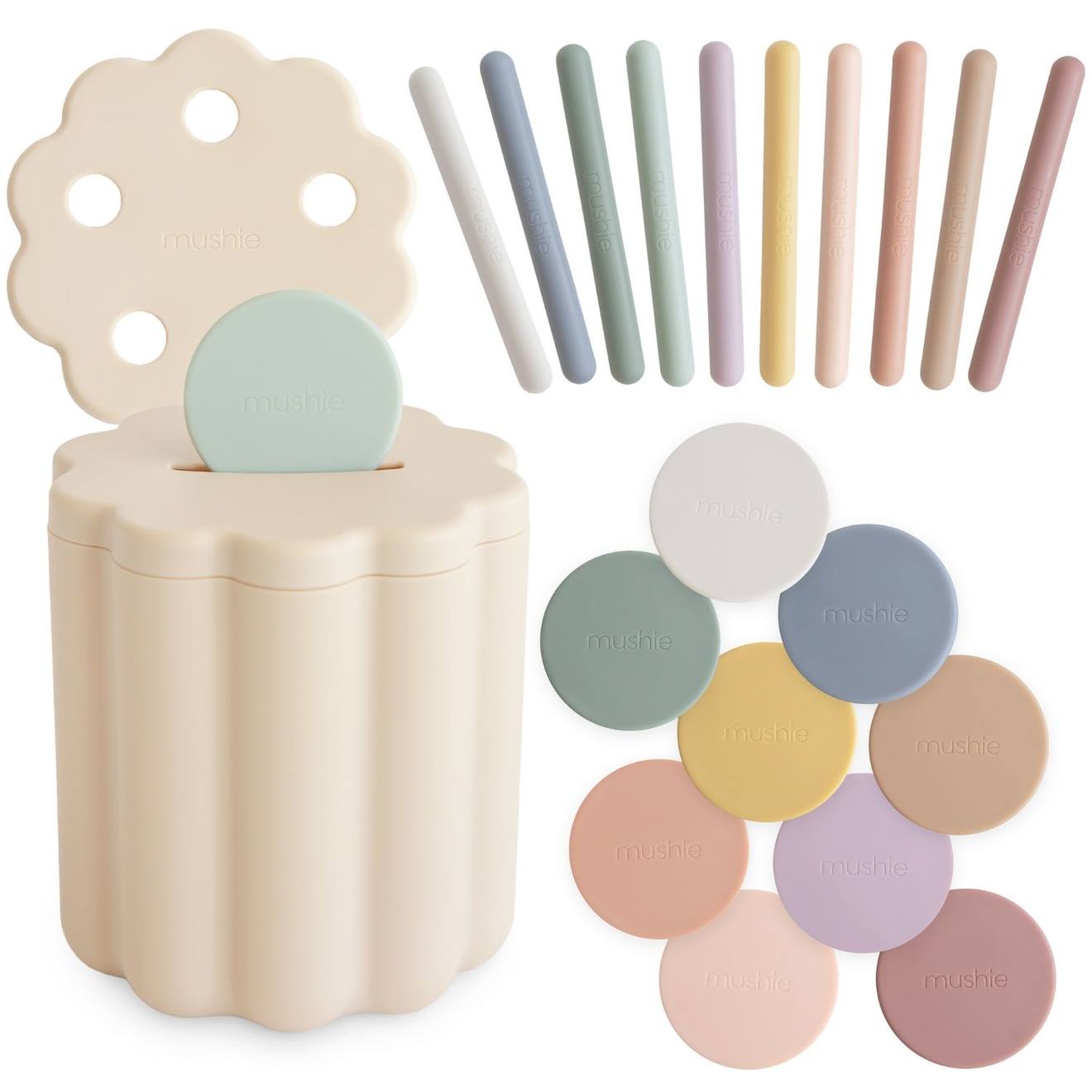 Boîte à formes coin & tube multicolore