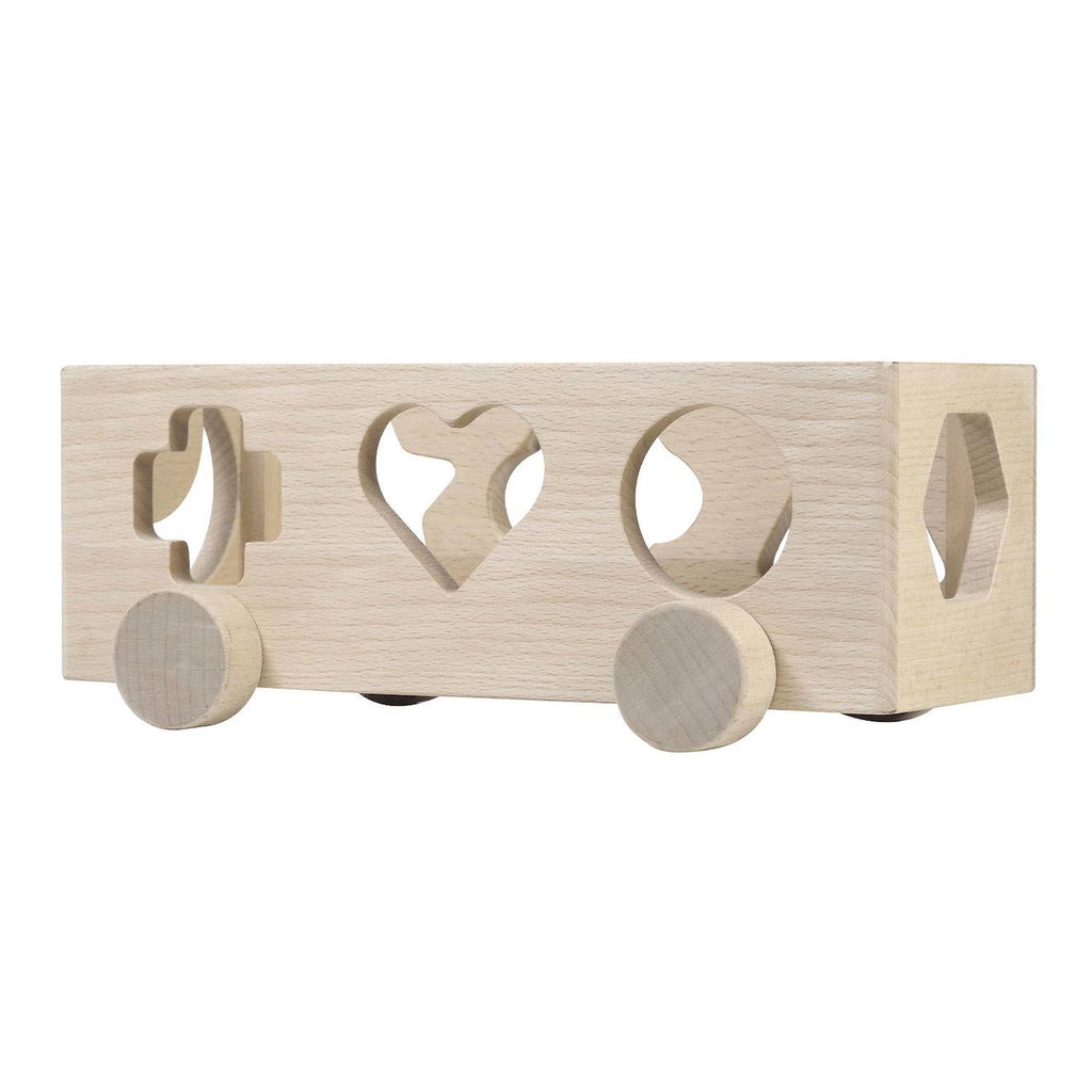 Boîte à formes voiture bois