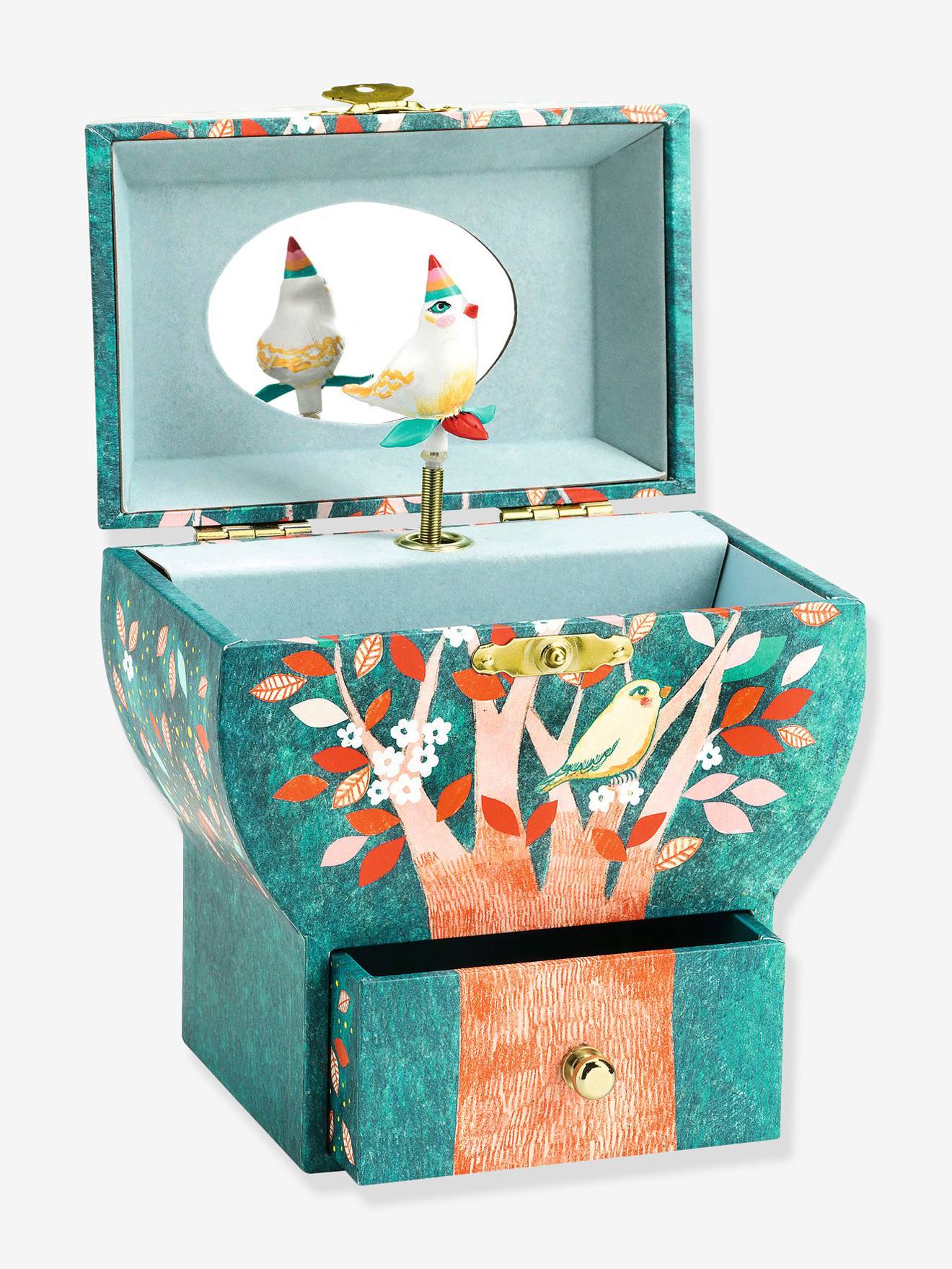 Boîte à musique arbre poétique - multicolore