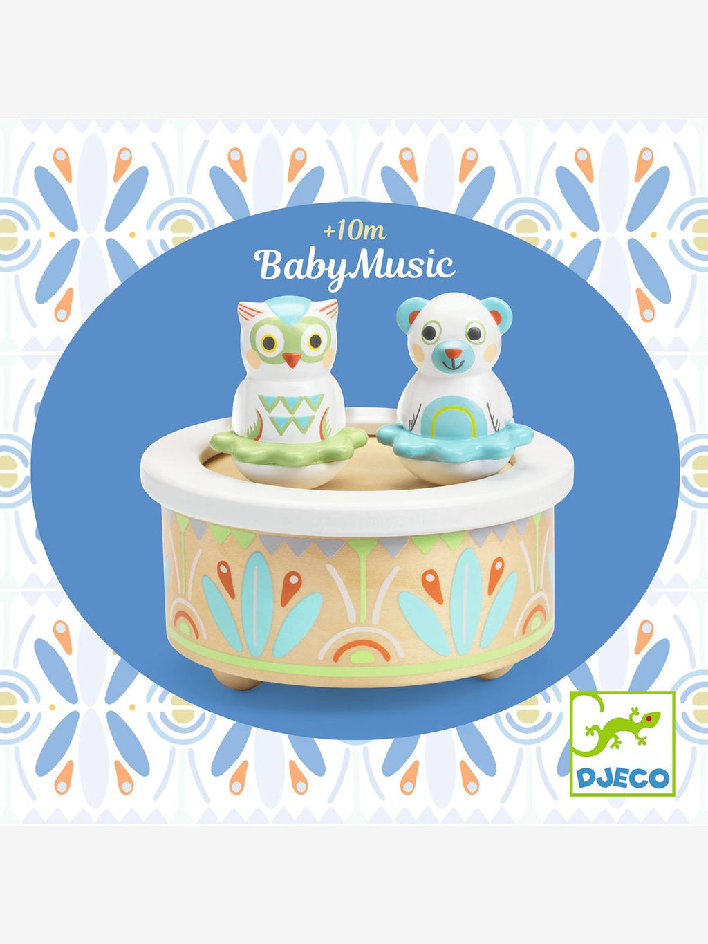 Boîte à musique babymusic multicolore