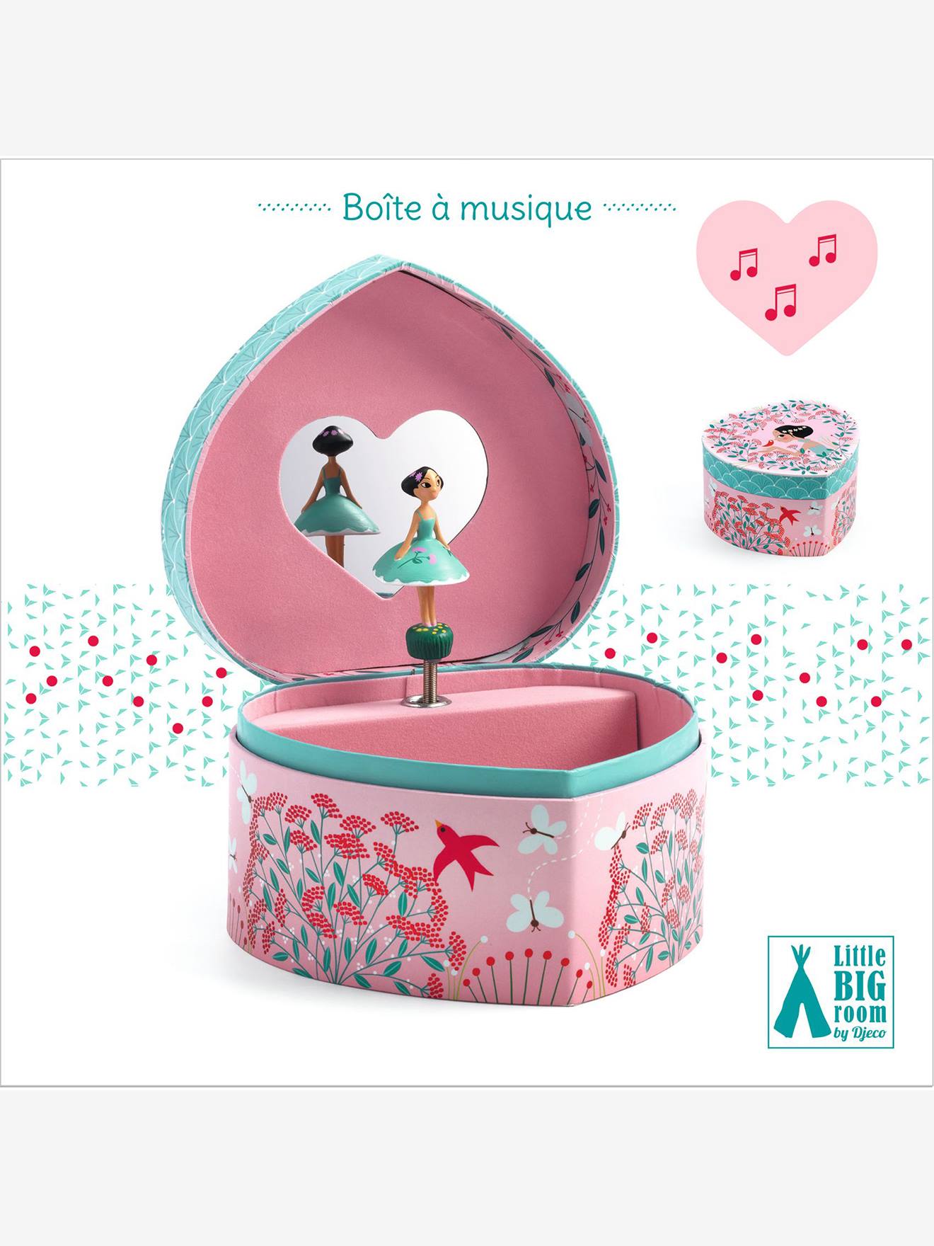 Boîte à musique mélodie du printemps multicolore