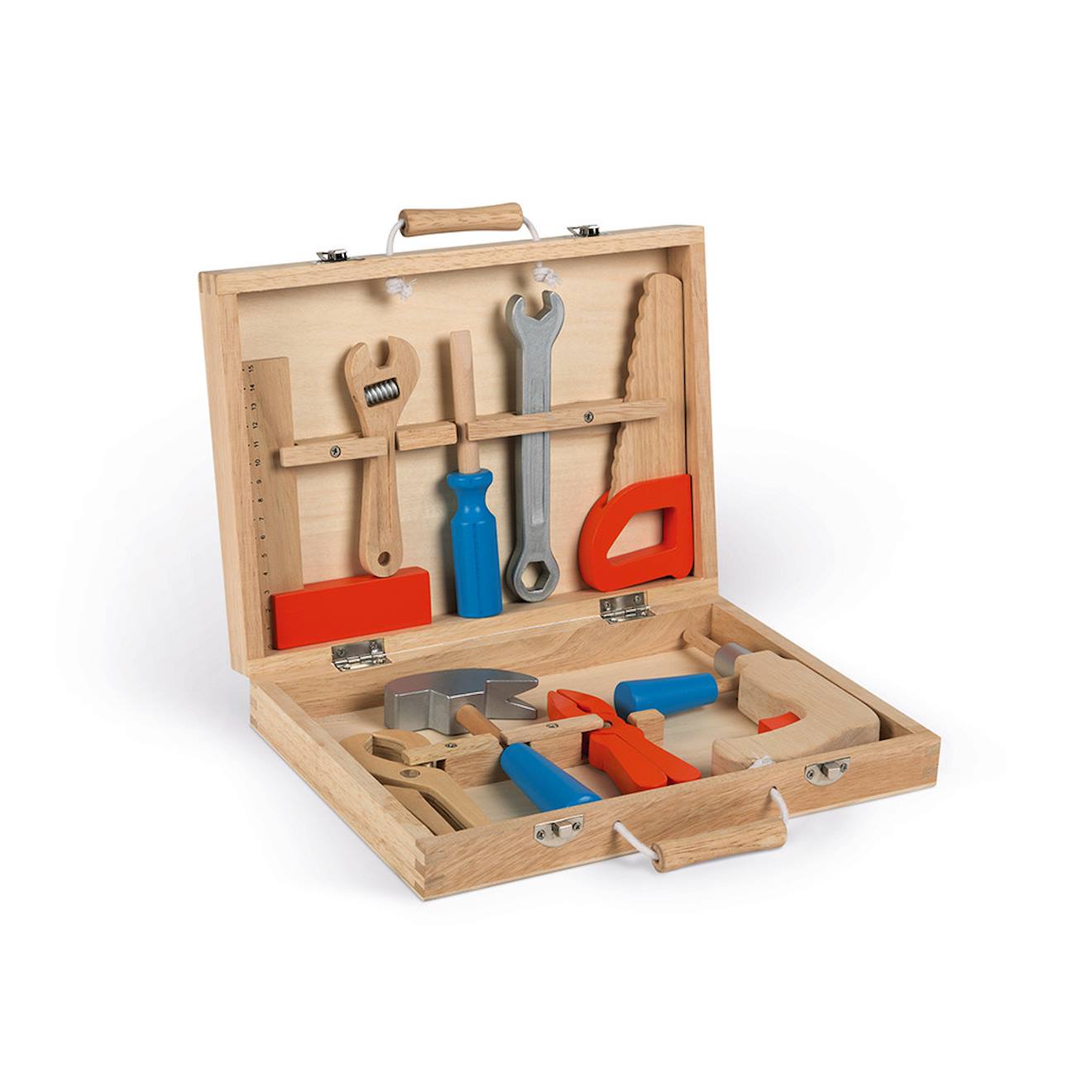 Boîte à outils brico'kids, 9 pièces multicolore