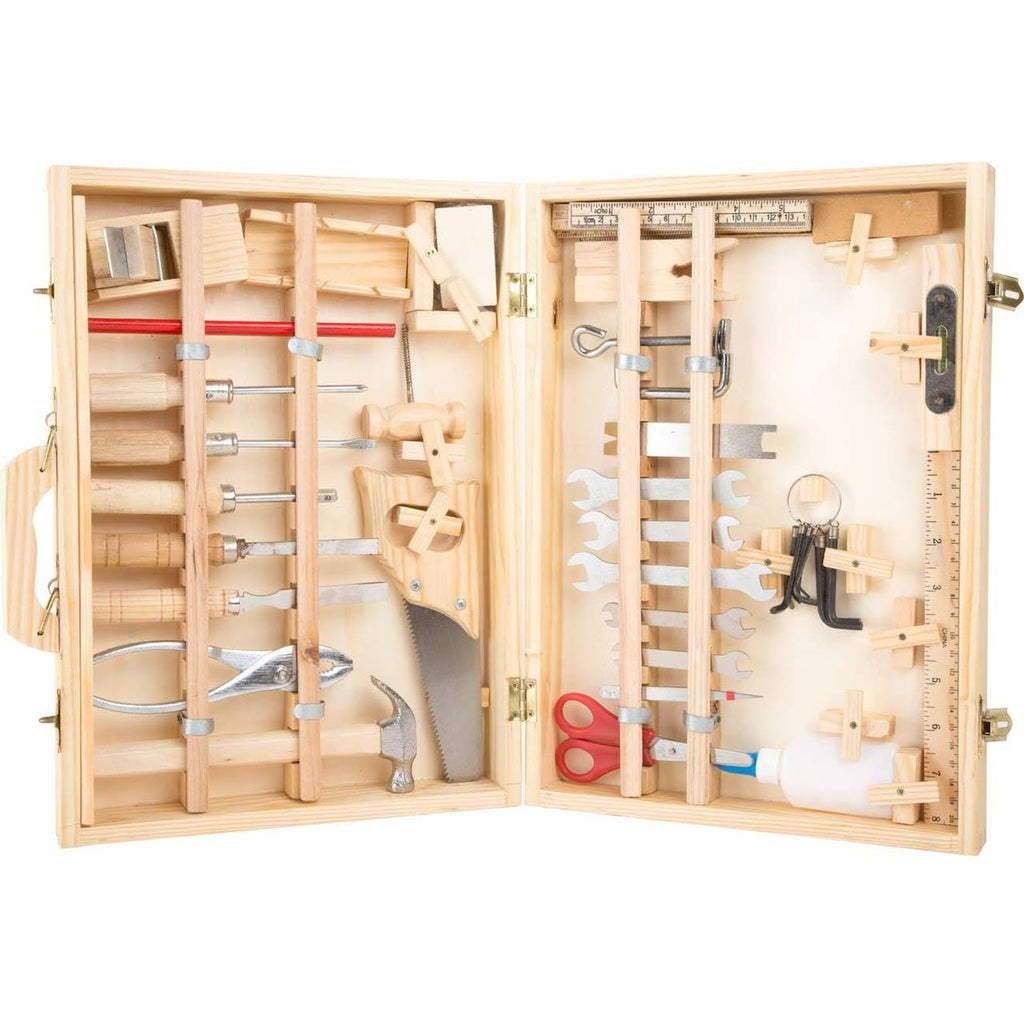 Boîte à outils deluxe marron