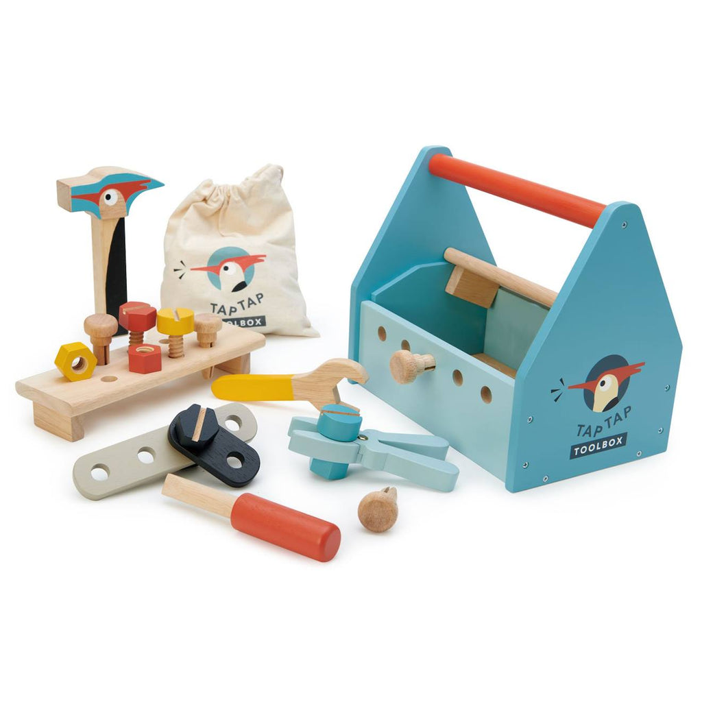 Boîte à outils tap tap bleu