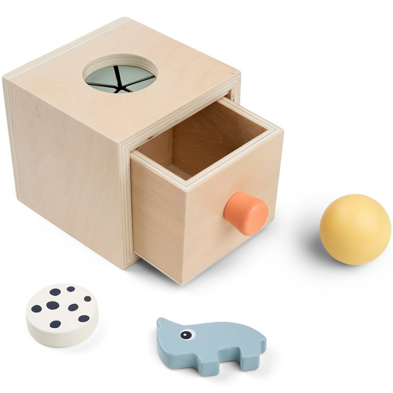 Boîte cache-cache nozo multicolore
