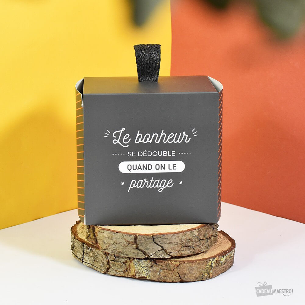 Boîte Cadeau Le Bonheur Taille M - Papier Cadeau