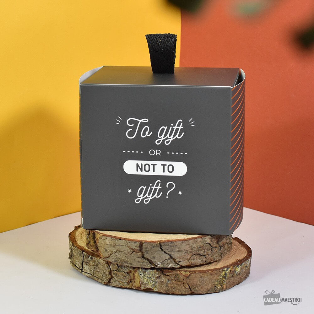 Boîte Cadeau Le Bonheur Taille M - Papier Cadeau CadoMaestro