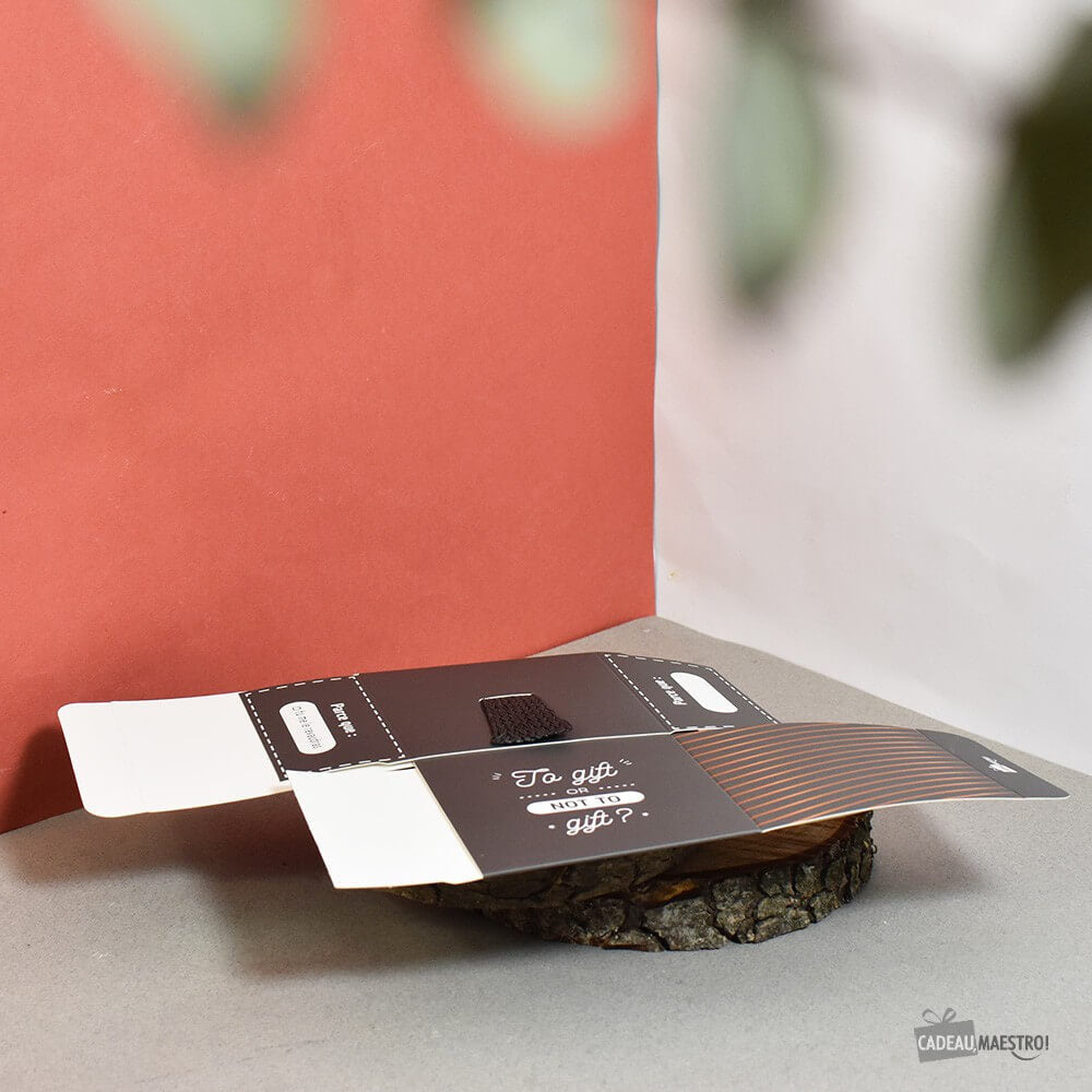 Boîte Cadeau Le Bonheur Taille S - Papier Cadeau CadoMaestro