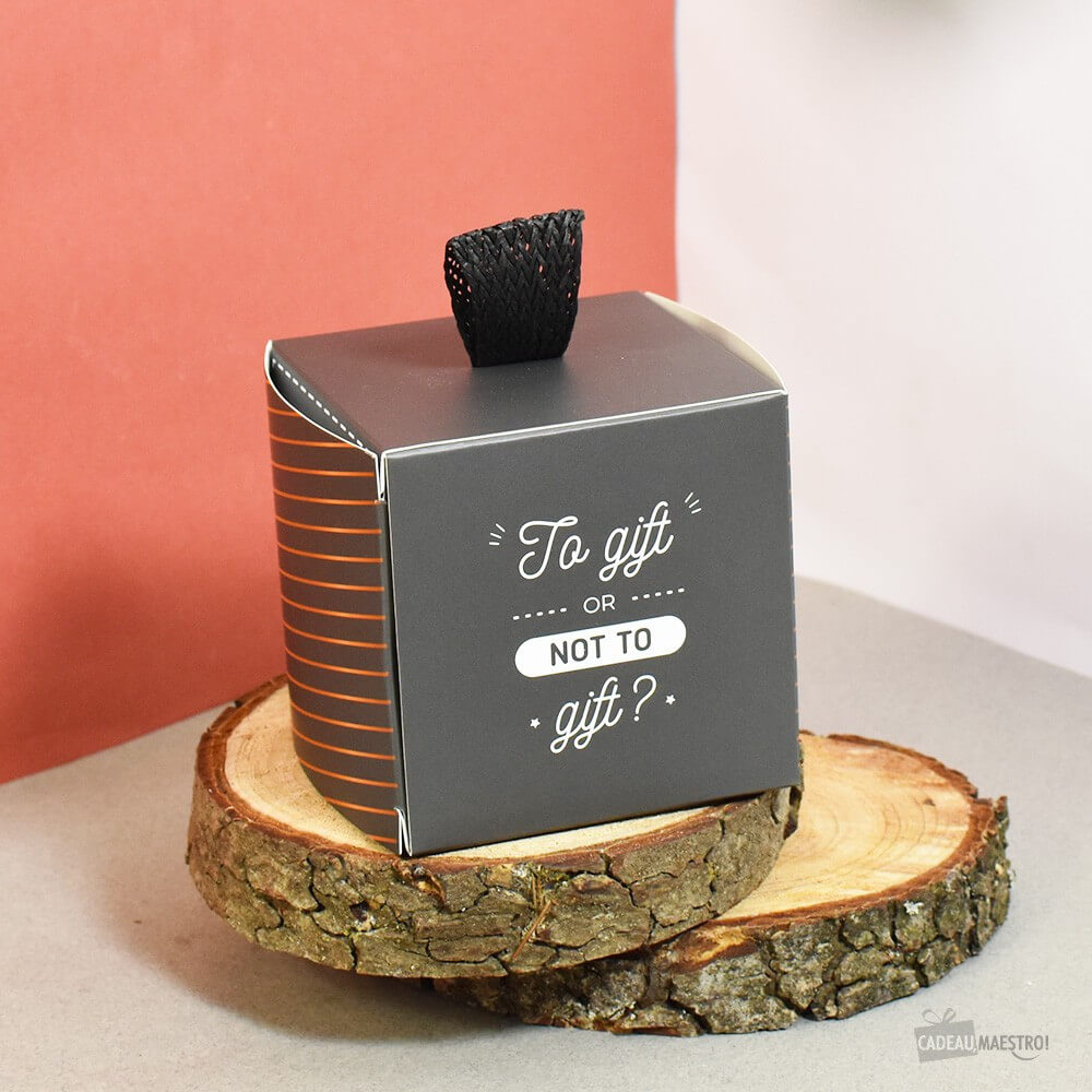 Boîte Cadeau Le Bonheur Taille S - Papier Cadeau CadoMaestro