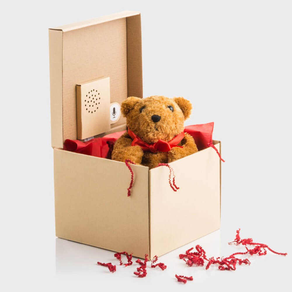 Boîte Cadeau avec Message Vocal Personnalisable - Papier Cadeau Suck Uk