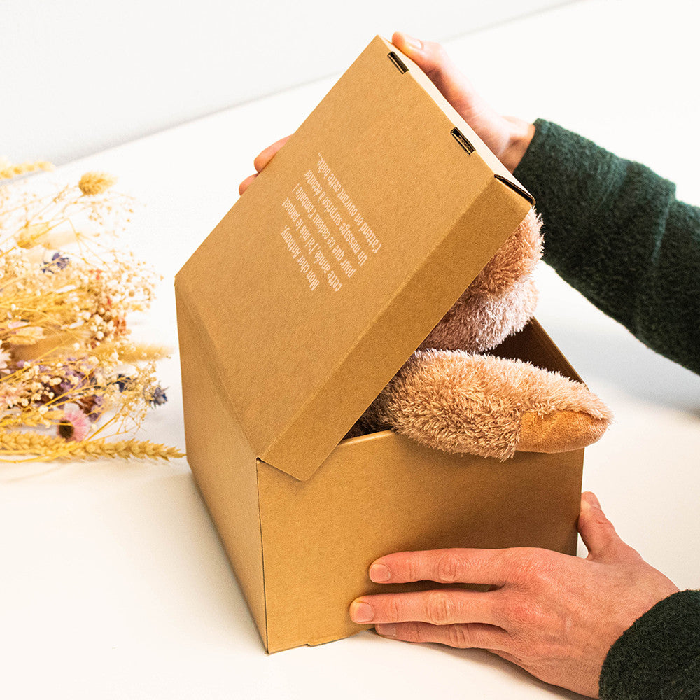 Boîte Cadeau avec Message Vocal à Personnaliser - Papier Cadeau