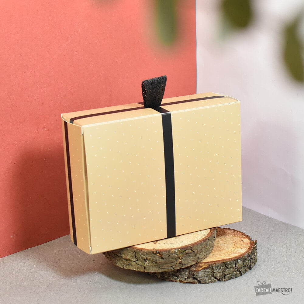 Boîte Cadeau Ruban Taille L - Papier Cadeau CadoMaestro