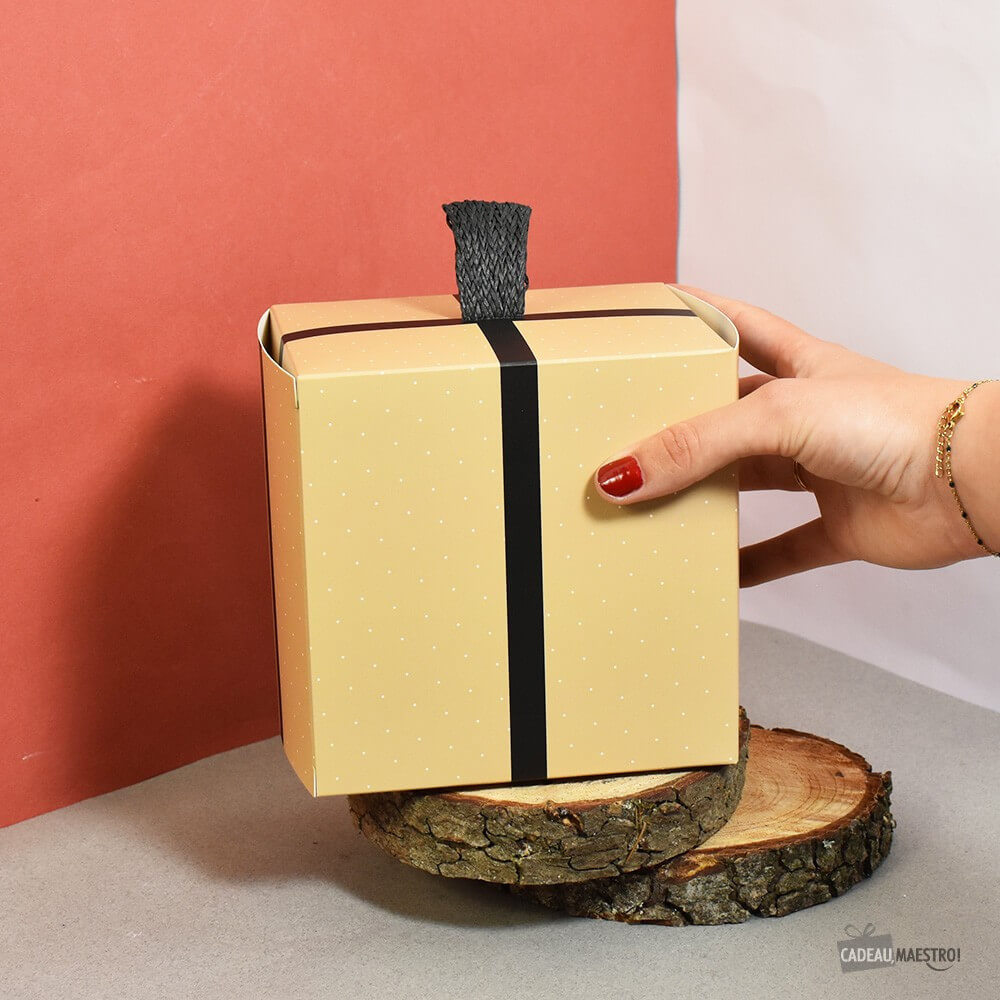 Boîte Cadeau Ruban Taille M - Papier Cadeau