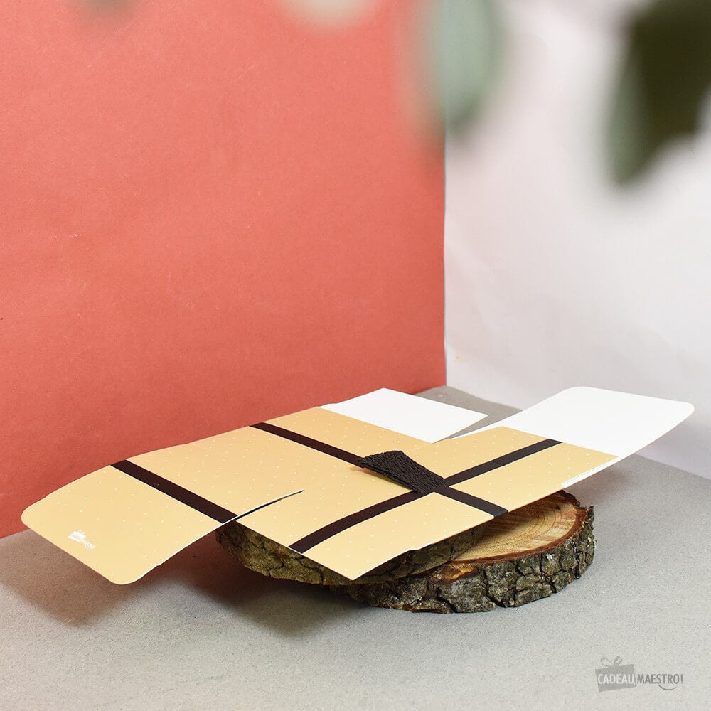 Boîte Cadeau Ruban Taille M - Papier Cadeau CadoMaestro
