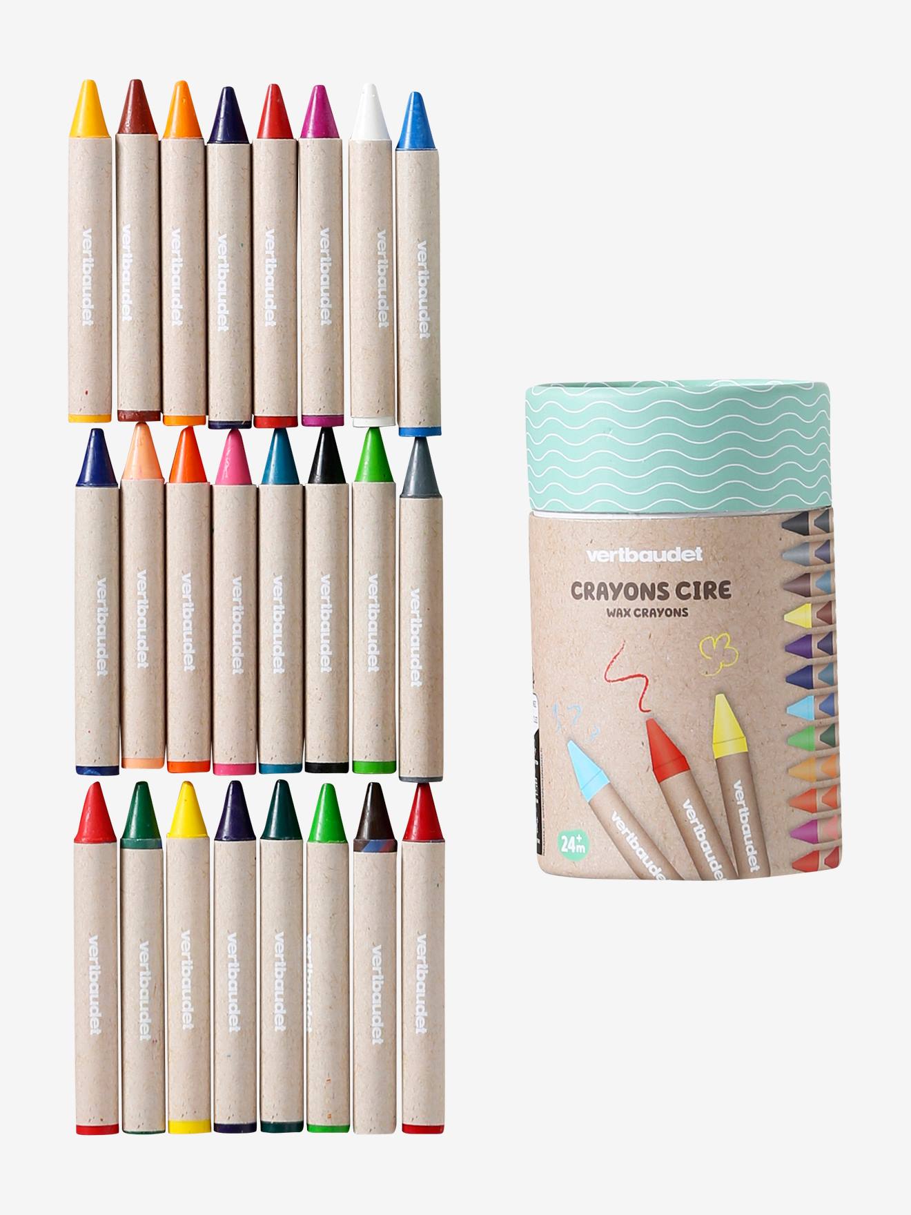 Boîte de 24 crayons de cire multicolore