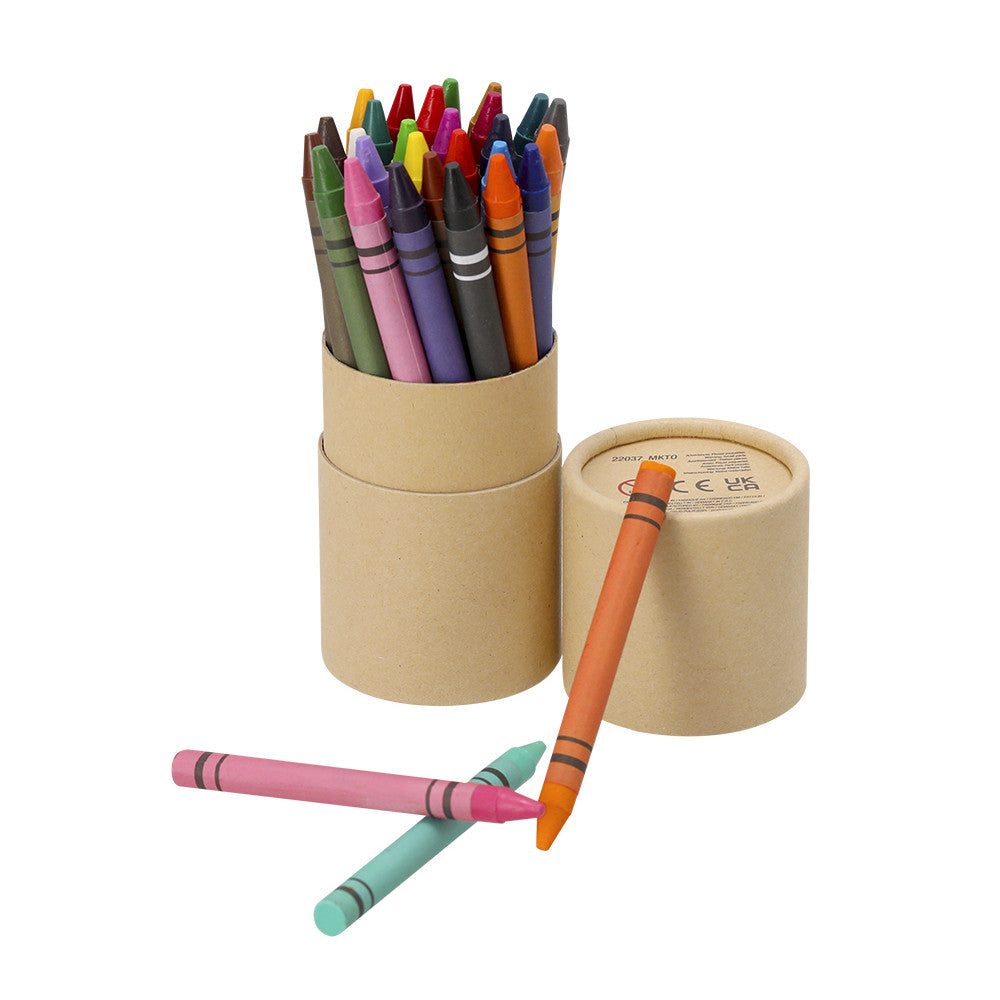 Boîte de 30 Crayons de Couleur Cire - Cadeau Jeu