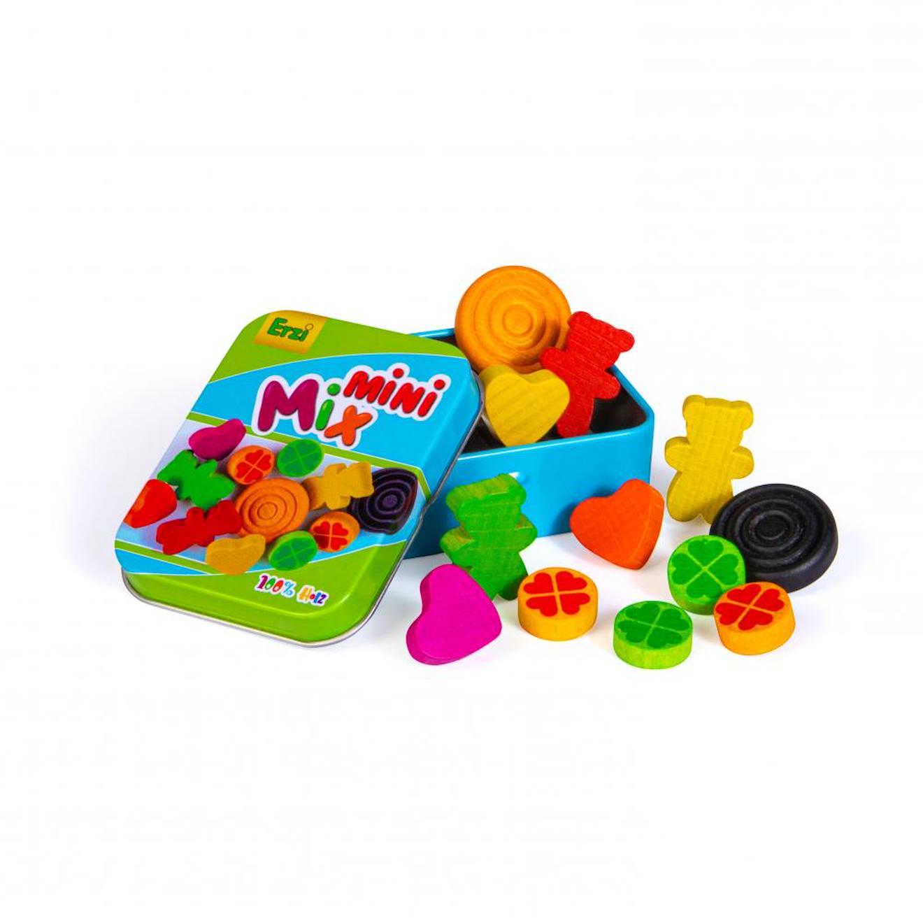 Boîte de bonbons vert