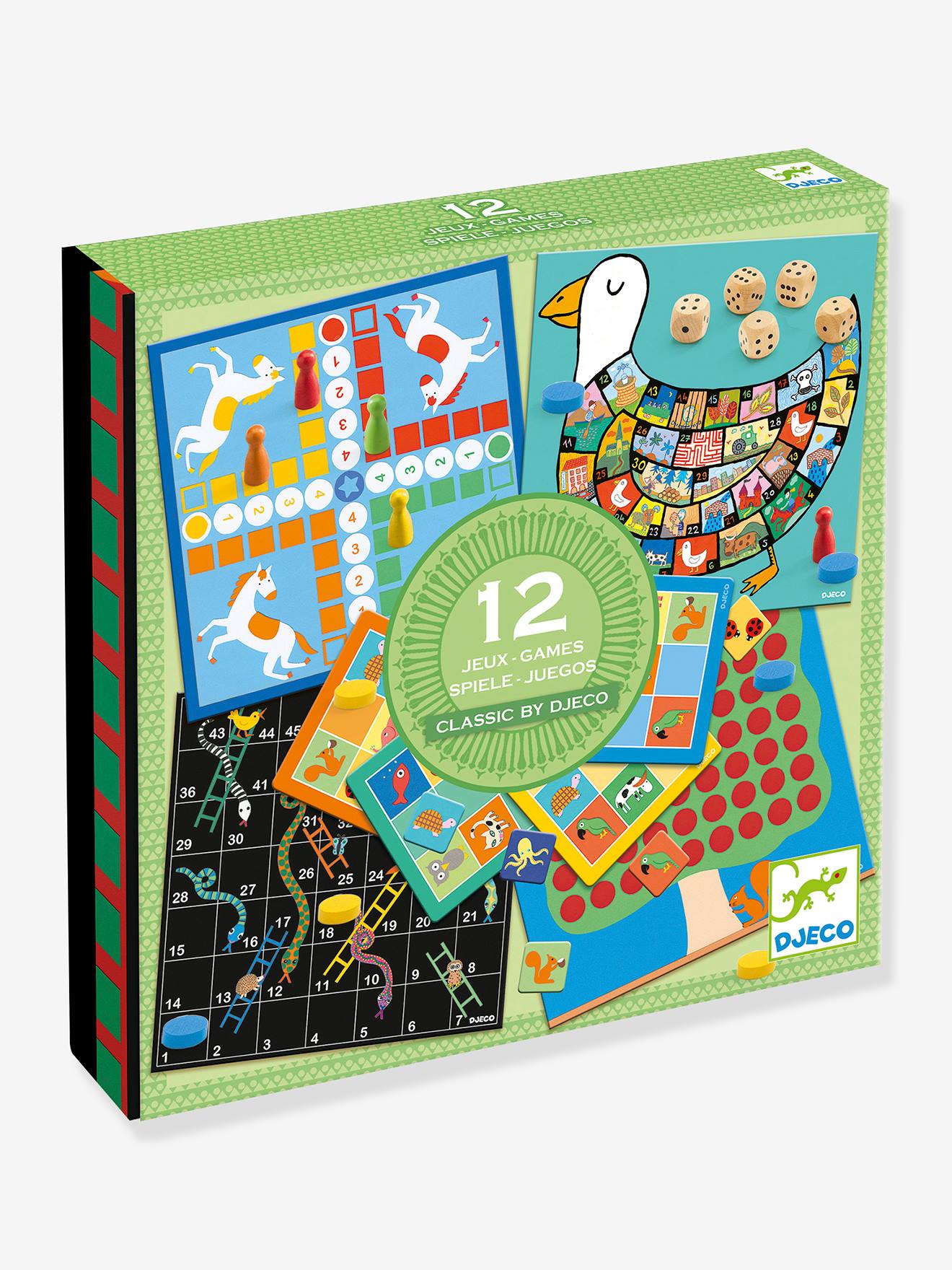 Boîte de jeu classic box 4+ vert