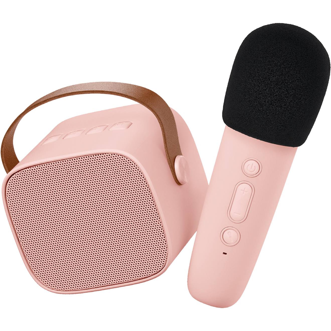 Boîte karaoké enceinte et micro rose