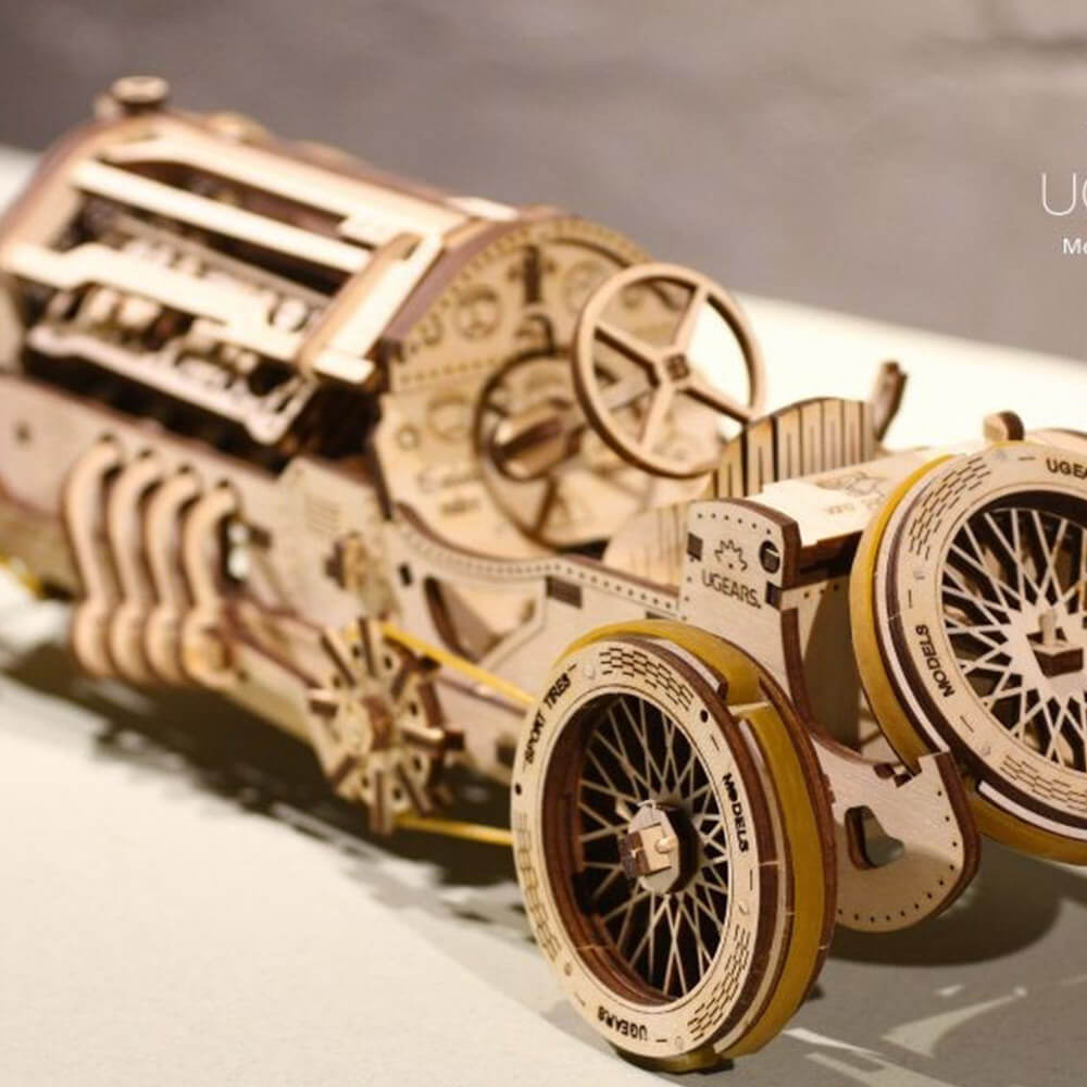 Bolide U-9 Grand Prix en Bois à Monter - Maquette Bois Ugears