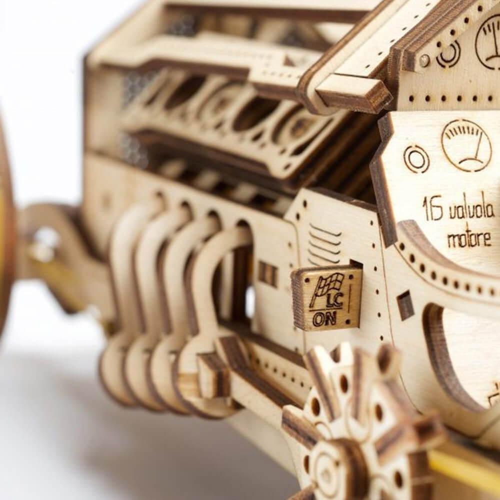 Bolide U-9 Grand Prix en Bois à Monter - Maquette Bois Ugears