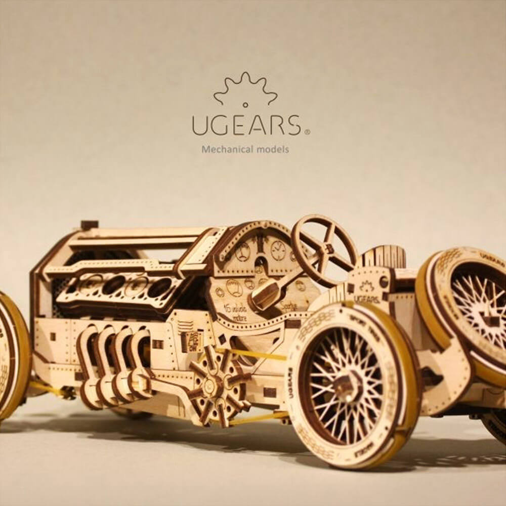 Bolide U-9 Grand Prix en Bois à Monter - Maquette Bois Ugears